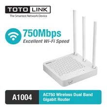 Totolink a1004 11ac 750 mbps dualband wireless gigabit router unterstützt vpn server/repeater