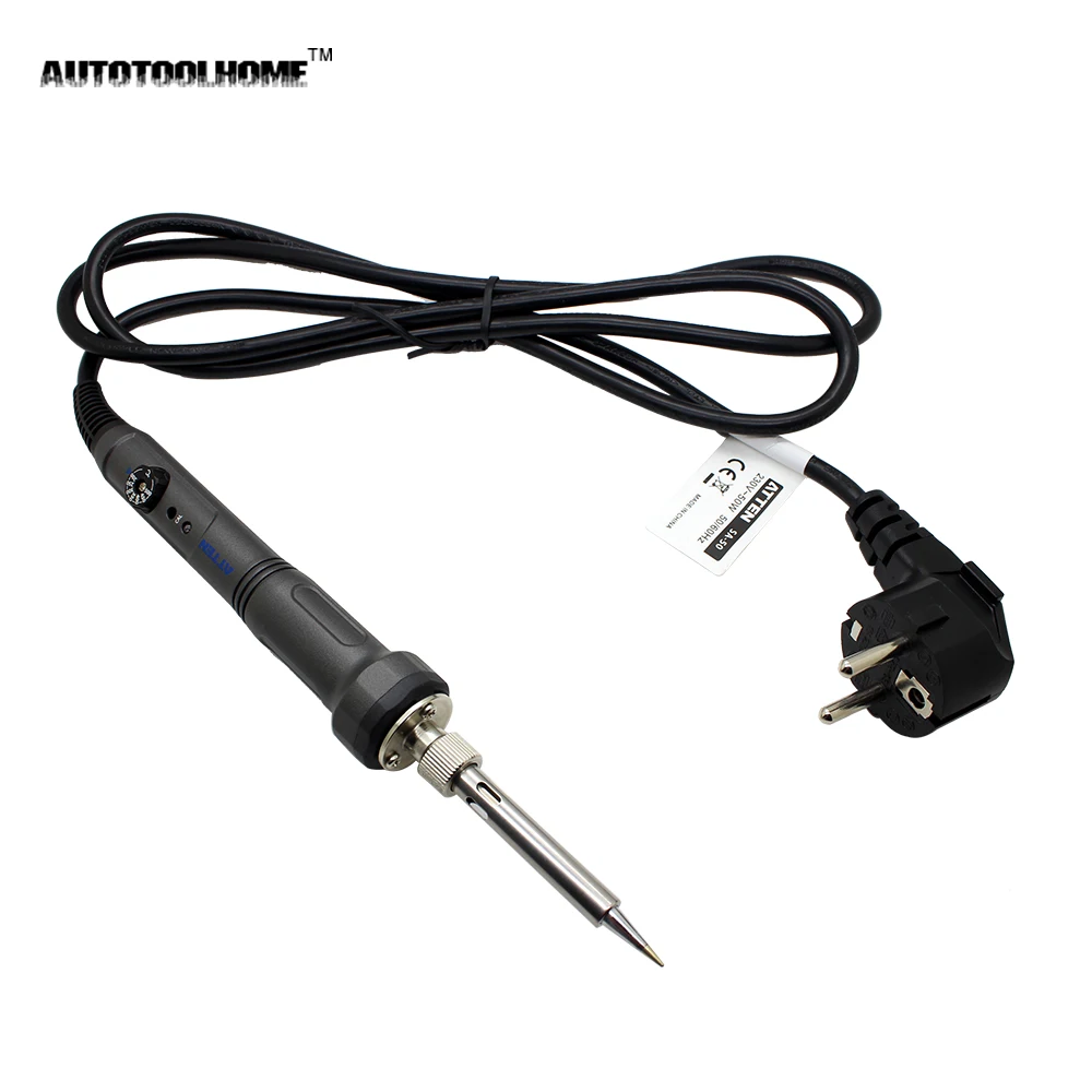 

ATTEN Soldering Iron SA-50 220V 50W EU Plug Adjustable Temperature Welding Equipment with Tips Stand Electric Solder Iron