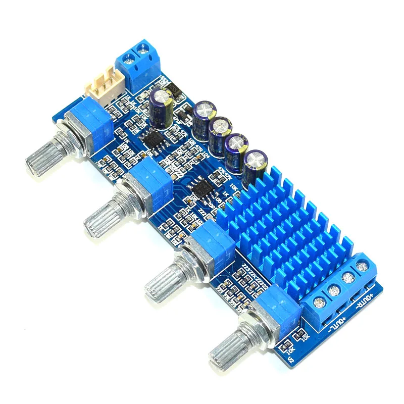 

KYYSLB TPA3116 50W+50W Dual Channel High Power Amplifier Board Dual Op Amp with Tone Amplifier Board