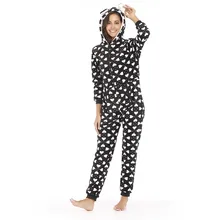 YOUYEDIAN с леопардовым принтом милые домашние женские с капюшоном flannelg с круглым lonnesies спортивный костюм с модным принтом# w35