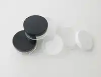 50 × 空ポータブル 10 グラム 20 グラム 30 グラムを構成するツール容器ポットプラスチック化粧品瓶空緩い粉末瓶ふるい