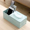 MeyJig Tissue Box Cover Home Car Desk Organizer Remote Control Holder Makeup Cosmetic Storage Box Napkin Paper Container 4