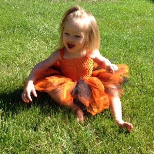 2014-Baby-Kids-Birthday-Handmade-Crochet-Tutu-Dress-Orange-Christening-Gowns-Little-Girl-Evening-Wedding-Dress