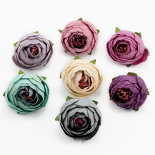 Lucia crafts, 5 шт./лот, диаметр 3,5 см, искусственный цветок камелии, ручная работа, для дома, декоративные, свадебные, искусственные цветы A1004