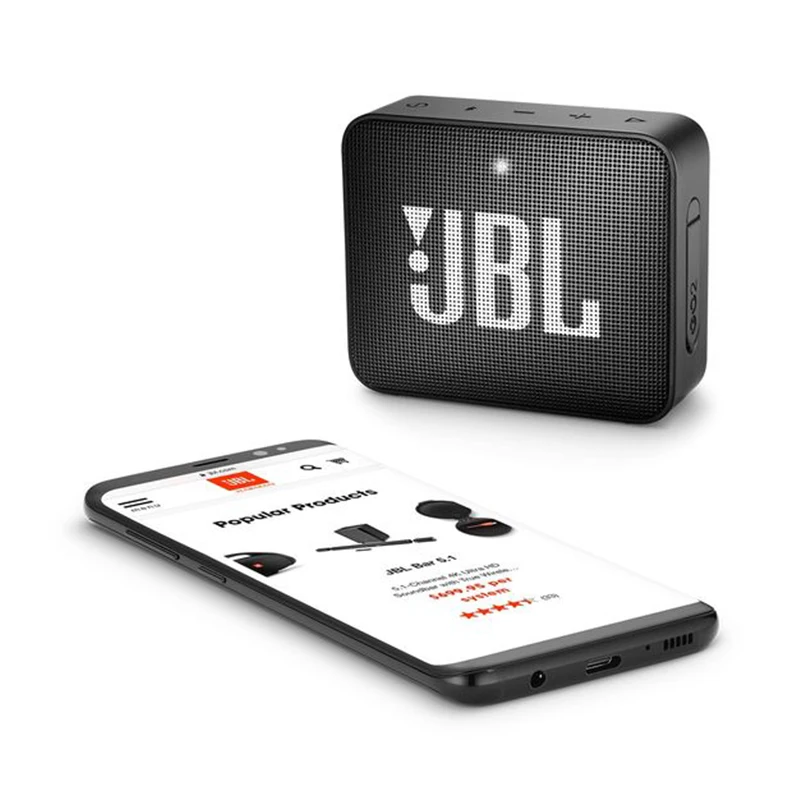 JBL GO2 Беспроводная Bluetooth Колонка IPX7 Водонепроницаемая наружная Портативная