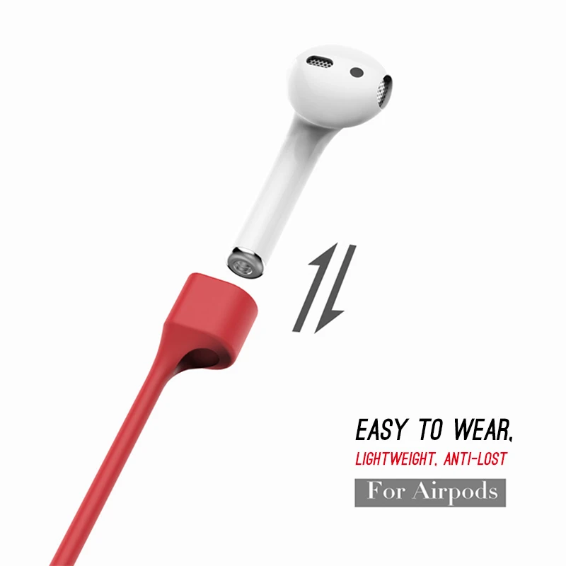 Наушники, магнитный ремешок для Apple Airpods, анти-потеря, ремешок, Магнитная Петля, веревка для Air Pods, силиконовый шнур-кабель