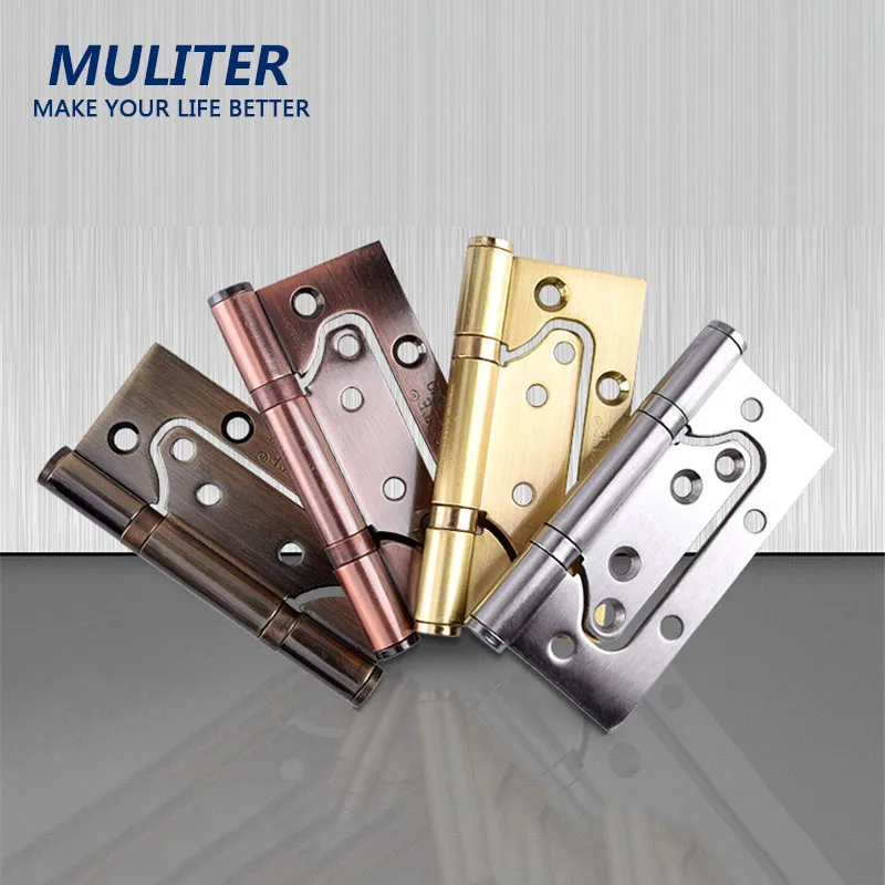 2017 MULITER 1Pcs Bronze Hinges Door Butt Hinge Furniture Accessories Wood Door Hinges