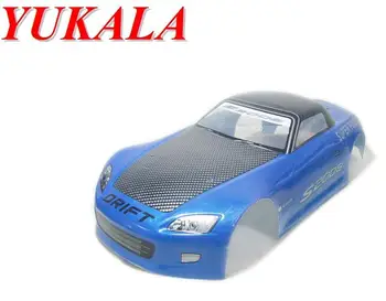 

YUKALA 1/10 rc car accessories 1:10 rc car PVC Body Shell 190mm S035B blue