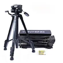 Pro YUNTENG VCT-668 штатив с демпфирующая головка жидкость Pan камера DV телефон видеомагнитофон