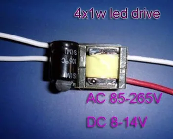 

2013 NEW 4X1W LED Driver AC85-265V TO 8-14V 320mA for gu10 4x1w led lamp