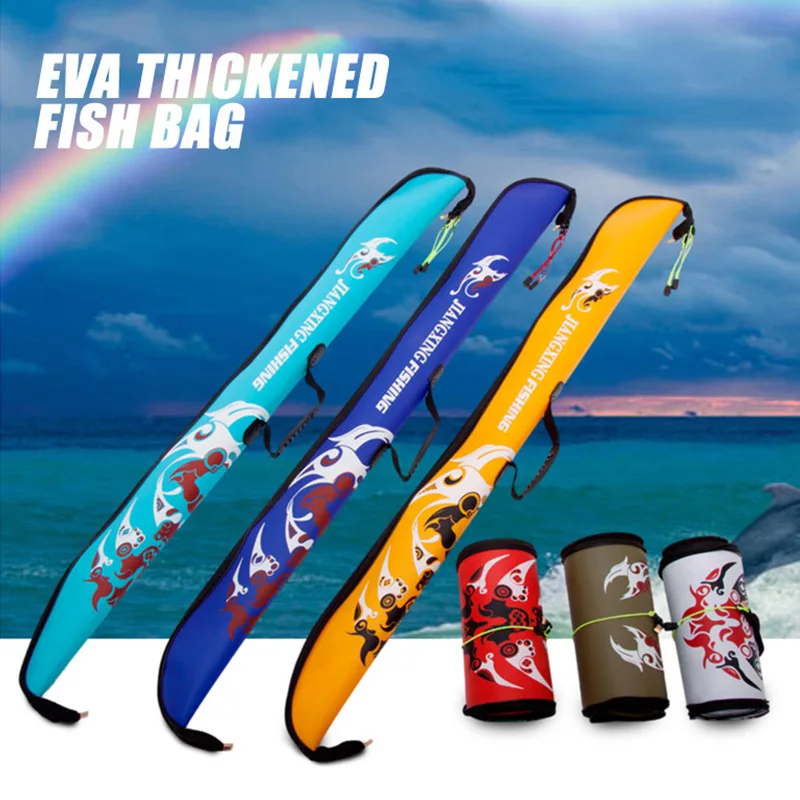 New Arrival EVA Fishing Rod Bags Water Resistant Portable Collapsible