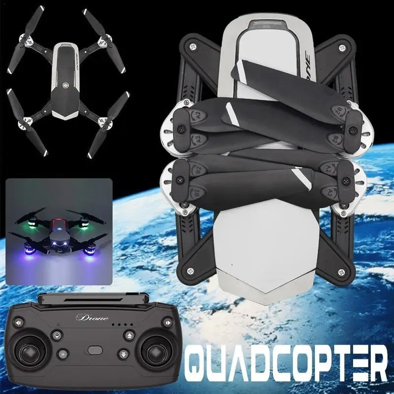 Wifi FPV Дрон складной с 0.3MP 2MP камерой высота удержания без головы RC дроны 6 осевой