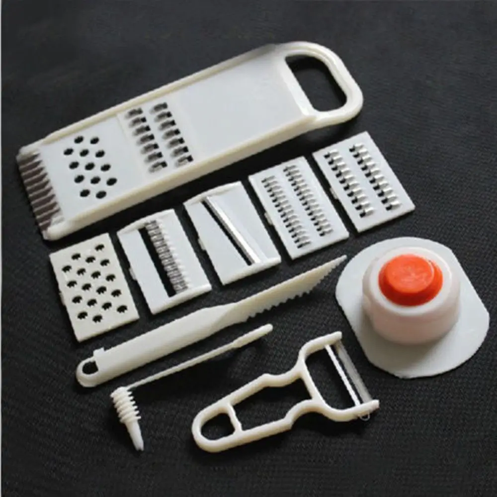 Бесплатная доставка 11 IN1 Кухня удобный фрукты овощи картофель Slicer Cutter Chopper Овощечистка Кухня Инструменты