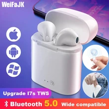 I7s Tws беспроводные наушники, Bluetooth наушники, стерео наушники-вкладыши, гарнитура с зарядным устройством, микрофон для всех Bluetooth, планшетов, смартфонов