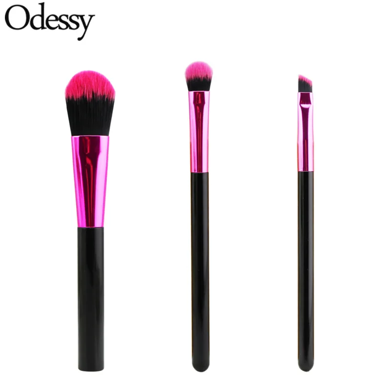 

high quality 3pcs eye makeup brush set cosemtic blending eyebrow eyeshadow eyeliner concealer foundation make up brush kit tools