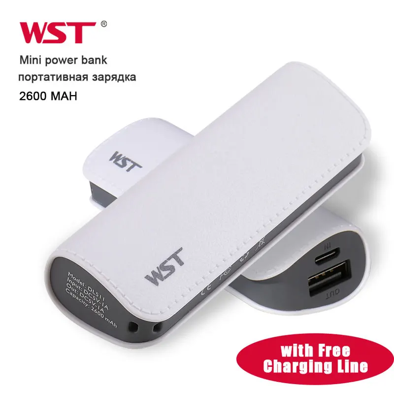 WST Mini Power Bank Portable Charging Battery External Batteries for Samsung iPhone Mobile Powerbank USB Ports Batteries Charger WST Mini Power Bank Portable Charging Battery External Batteries for Samsung iPhone Mobile Powerbank USB Ports Batteries Charger