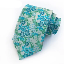 Mantieqingway 8 см широкий галстук с цветочным принтом галстуки для мужчин деловой галстук полиэстер Gravatas тонкий воротник Галстуки Для Свадьба