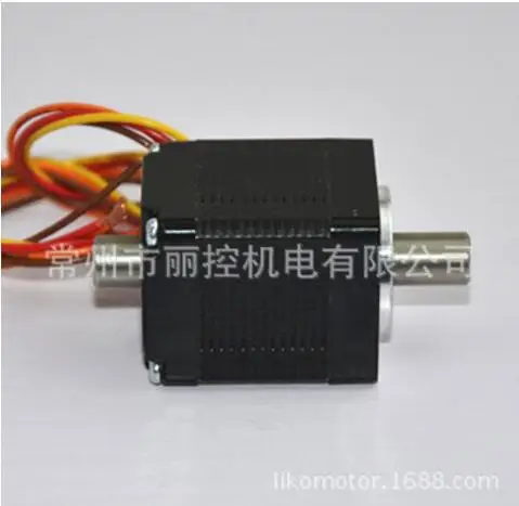 

28 Hollow Stepper Motor, 32 Fuselage Aperture 4.2, Double Outlet Shaft, with Thread