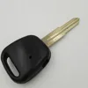 1 botón de agujero en el lado de la cubierta de la clave sin grabar la carcasa del coche con ranura en la derecha de la hoja para el viejo Toyota Key Shell Cover remoto Fob ► Foto 2/3