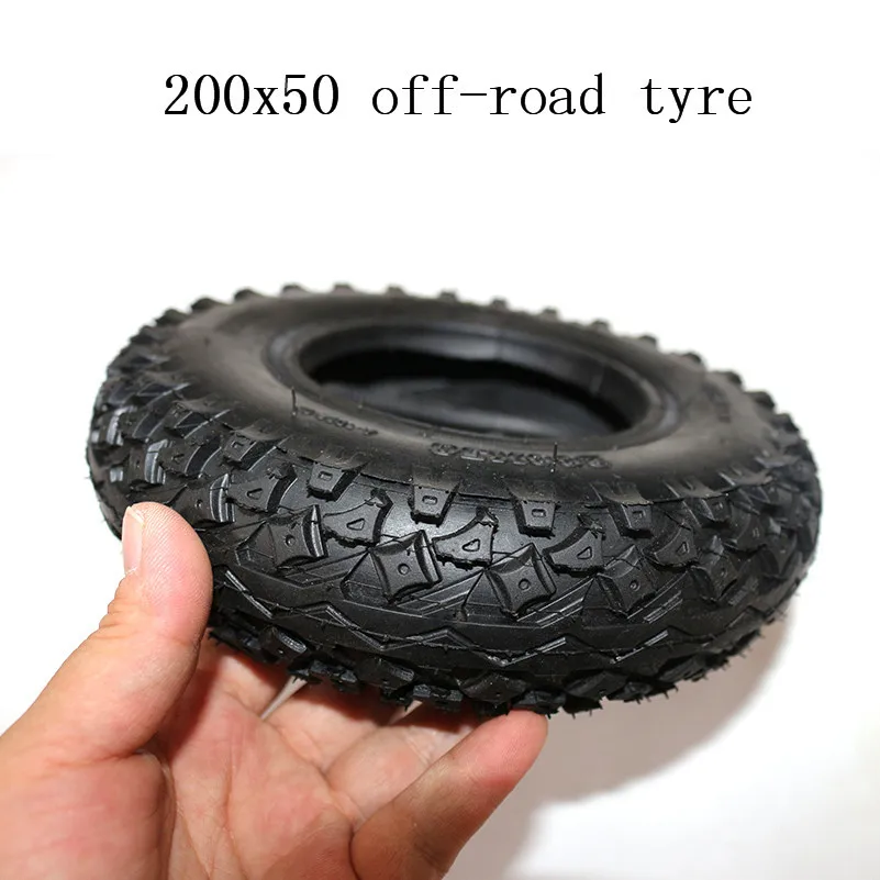 

Electric vehicle accessories 8 inch 200 X50 rubber tire internal and external tire, electric vehicle cross country tire wheel sk