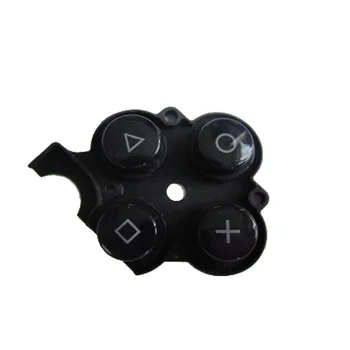 

Original Function buttons conductive pads square For PSP3000 Triangle X Circle Stretch Black and White 10 PCS/LOT