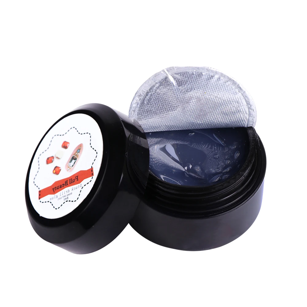 1 قطعة لاصق ورنيش الغراء ل هلام مسمار البولندية الأشعة فوق البنفسجية مسمار الفن حجر الراين بريق الديكور برو أداة مانيكير اكسسوارات JI033