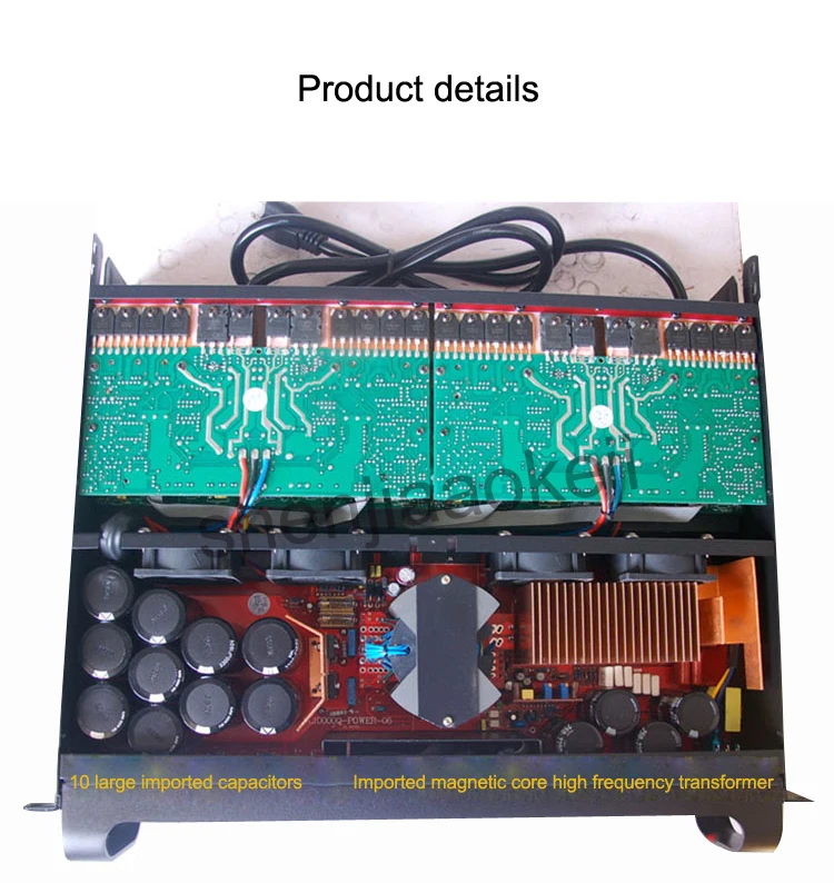4-канальный усилитель FP10000Q линейный массив усилитель профессиональный 4*1350 Вт профессиональный звук усилителя мощности линии Ампер 220 В 1 шт