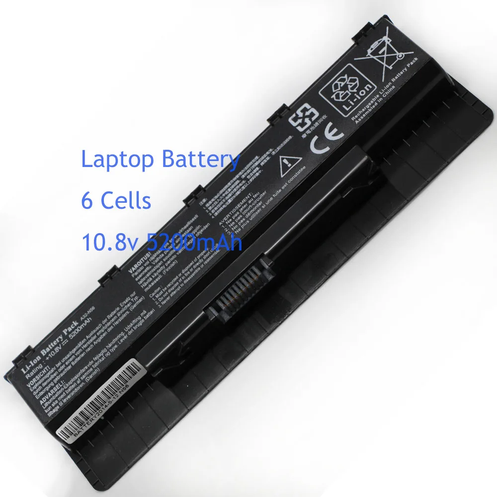 Фирменная Новинка Замена Аккумулятор для ноутбука ASUS N46 N46V N46VJ N46VM N46VZ N56 N56V N56VJ N56VM N76 N76VZ A31-N56 A32-N56 A33-N56