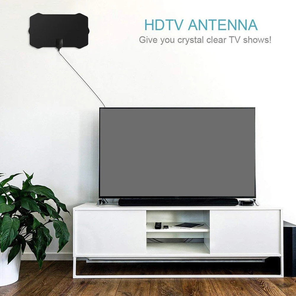 Крытый 200 миль 1080 P цифровой ТВ для усиления сигнала антенна усилитель приемника ТВ радиус Surf лиса антенна HD ТВ антенны воздушные мини DVB-T/T2