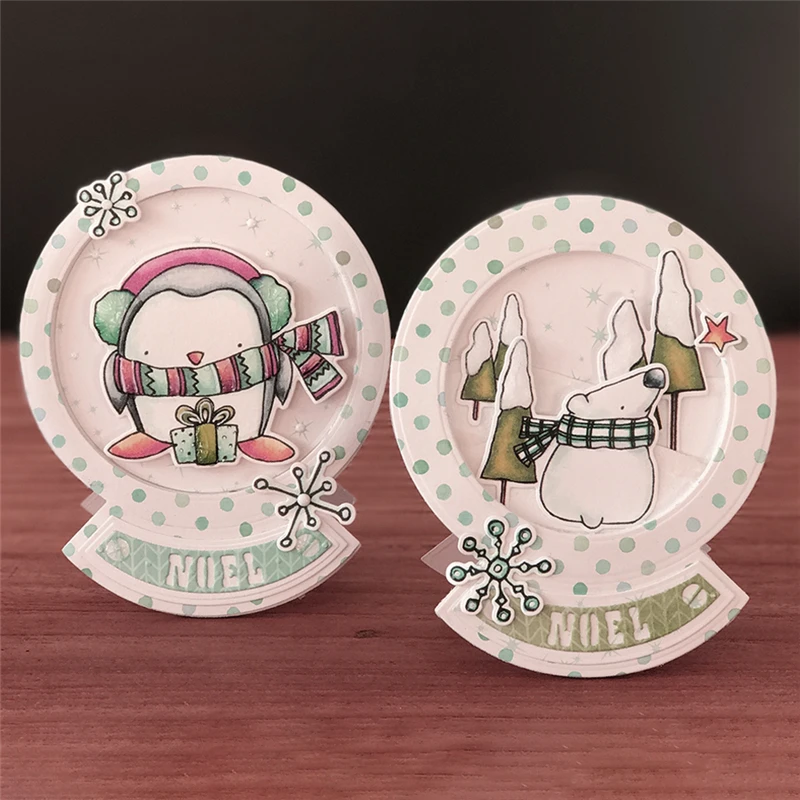 

InLoveArts 14Pcs/lot 206*117mm Christmas House Metal Cutting Dies Scrapbooking New 2018 Album Embossing Craft Stencil Metal Dies