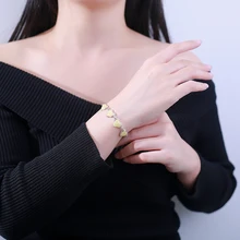 JIUDUO настоящий эксклюзивный дизайн натурального Приморского янтаря пчелиный воск браслет женский 925 Серебряная Инкрустация для поддержки повторного осмотра