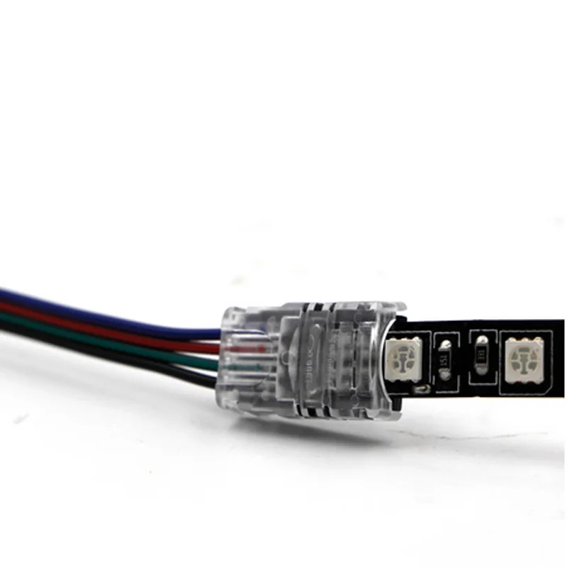 Разъем для светодиодной ленты 2 контактный 3 4 5 6 RGB CCT цветной 3528 5050 клеммы