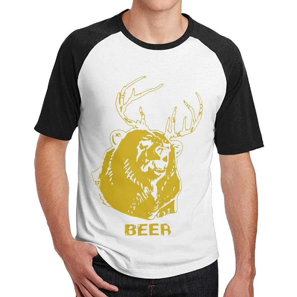 deer beer logo Men's Raglan Tshirtin TShirts from Men's Clothing on