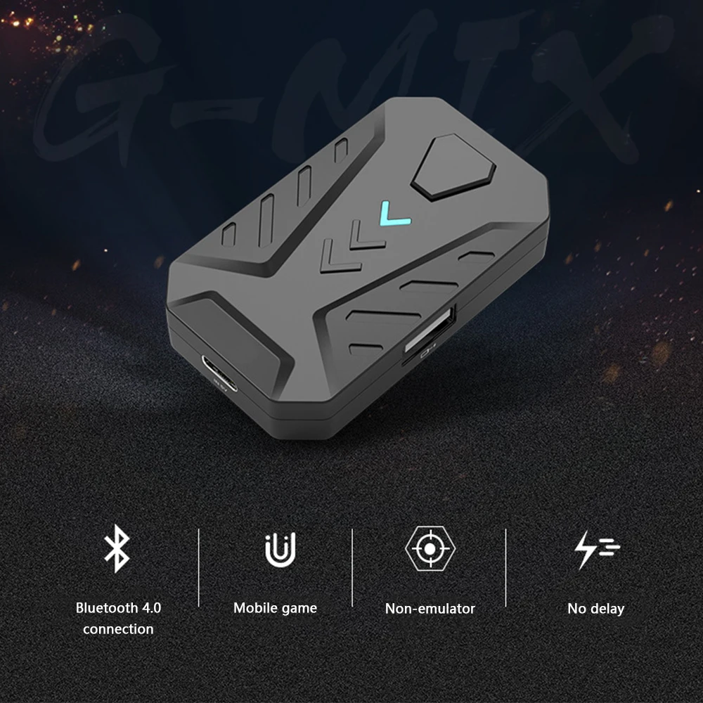  Keyboard Mouse Converter PUBG Mobile Controller Gaming Converter Adapter for IOS / Android smartpho