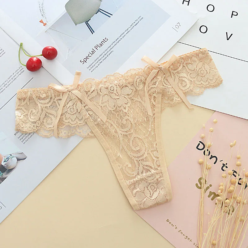 New Brand Sexy Lace Women Thongs and G string Seamless Panties Female Transparent Underwear Tanga Bragas T Back Intimates (12)