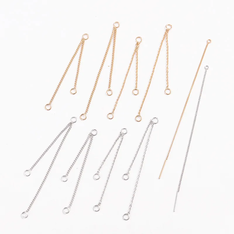 Jewelry Making Chains with Hoop 925 Sterling Silver Jewellery Findings