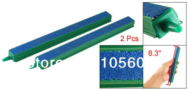 2 предмета рыбы украшение для аквариума воздушные шарики, камень 8," зеленый синий Алюминий CO2 диффузор регулятор аквариумных принадлежностей внешний фильтр - Цвет: Синий