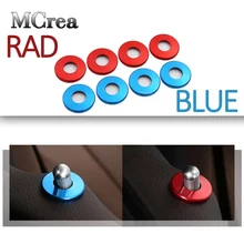 MCrea 4 шт. Автомобиль Стайлинг для Mercedes Benz W213 E наклейки класс Windows погрузчик дверь фиксатор ручки крышки Frame кольца Аксессуары