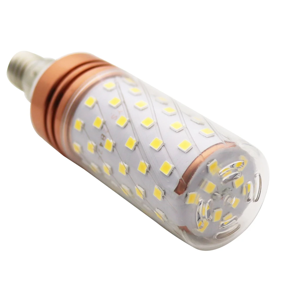 10x E27 110 В 220 2835 SMD Светодиодные лампы E14 кукурузные свечи 12 Вт 16 Bombillas холодный