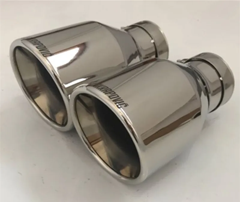 1 шт. универсальный AKRAPOVIC выхлопной наконечник из нержавеющей стали выхлопной трубы хвост AK глушитель наконечник