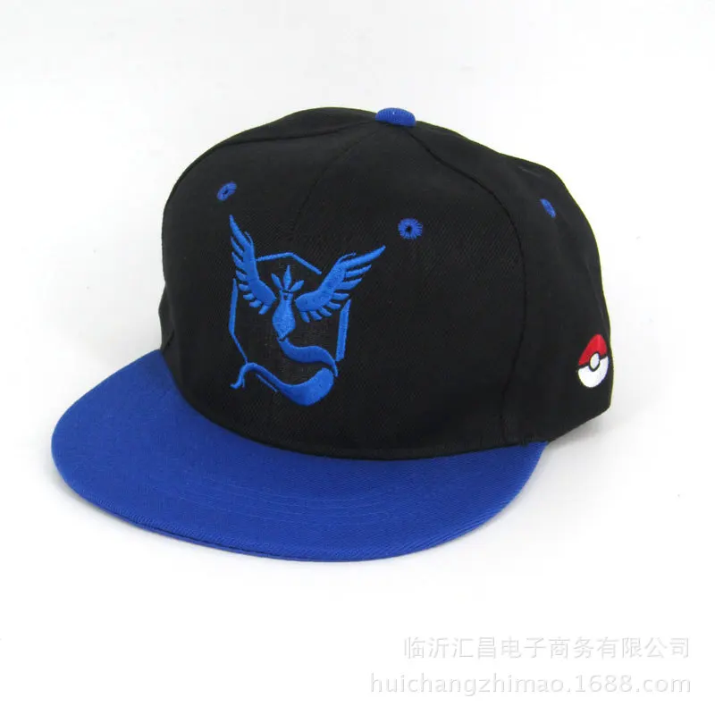 CDFNCG Лето Snapback поп вышивка Покемон Go Snapback хип хоп Хлопок Уличная бейсболка шляпа от солнца папа для мужчин и женщин