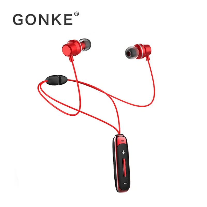 

GONKE In Ear Earhook Earphone Wired Bluetooth Mini Stereo Headset Headphone Earphone with Microphone for xiaomi smart phone