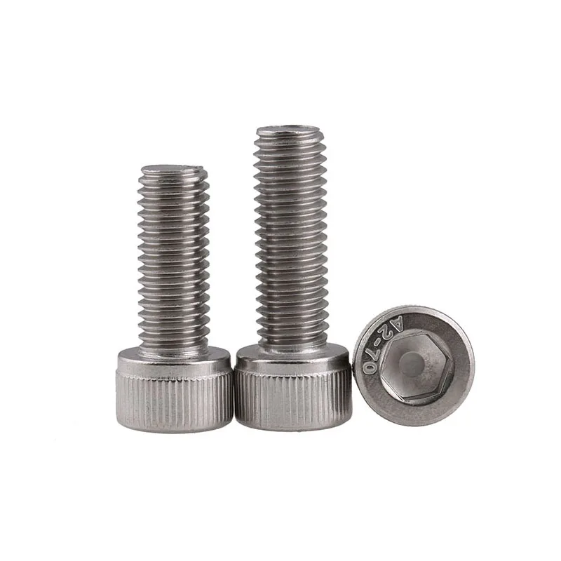 M3,5mm LLine 10Pcs M3 M4 M5 M6 M8 304 Edelstahl Schwarzstahl Sechskant Sechskant Innensechskantschraube Inbusschraube