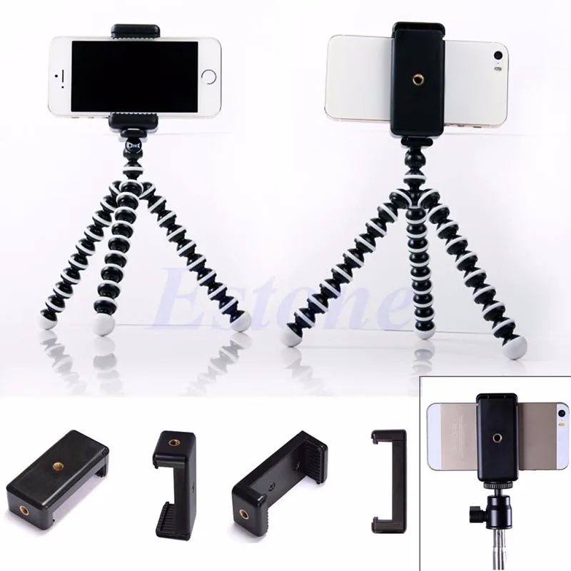 

Mini Mobile Phone Camera Tripod Stand Clip Bset Selling Bracket Holder Mount Adapter for HTC iPhone Handlebar Clip