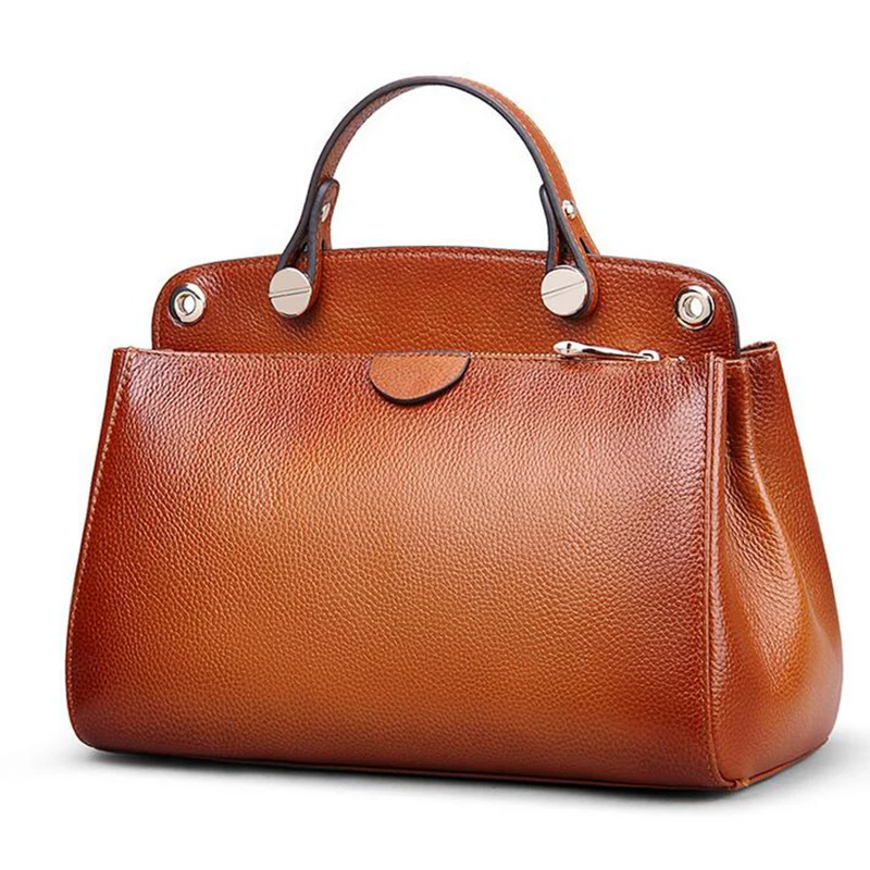 

Italian leather bags custom logo wholesale Genuine Leather Bags Women's Handbag italy Italian leather Famous Brand Luxury