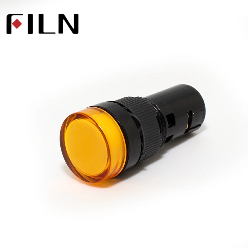 AD22-16DS 16mm 3v 5v 6v 12v 24v 110v 220v signal LED power indicator light plastic Signal lamp Pilot lamp (3)