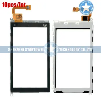 

10pcs/lot Original Touch Screen glass Digitizer capacitive touchscreen Digitizer +Frame Replacement for Nokia X6 Black