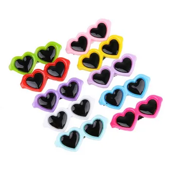 

10Pcs/set Sunglass Dog Hair Clip Pet Grooming Accessories Cat Bow Hairpin Headdress Pet Shop Drop Shiping Bows Hairpin Yorkshire