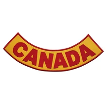 Заказная заплата Канада Bandidos рокер байкер патч Pinup Прохладный Военная Униформа Костюмы применение наклейки DIY любой размер патчи для ткани