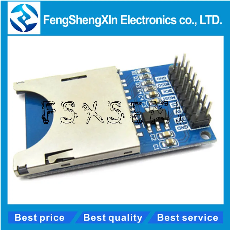 

Reading and Writing Module SD Card Module Slot Socket Reader ARM MCU for DIY Starter Kit